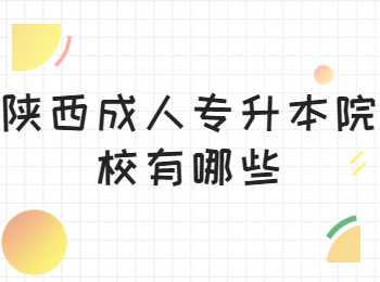 陜西成人專升本