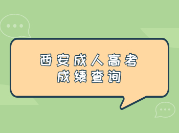 西安成人高考成績查詢