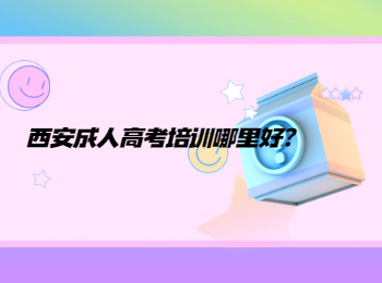 西安成人高考培訓哪里好