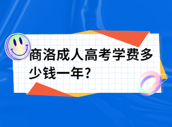 商洛成人高考學費多少錢一年