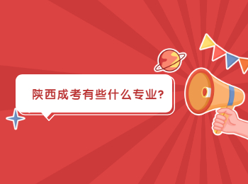 陜西成考有些什么專業