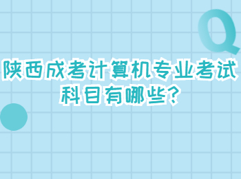 陜西成考計(jì)算機(jī)專業(yè)考試科目有哪些
